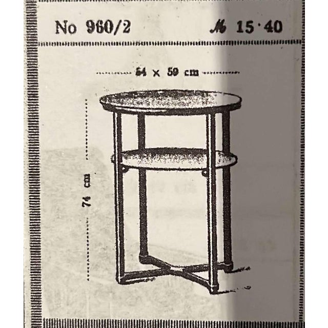 Small Art Nouveau Black Bentwood Side Table in the style of Josef Hoffmann, 1915 For Sale - Image 3 of 18