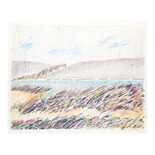Seascape, Signed Lithograph by Sybil Kleinrock For Sale