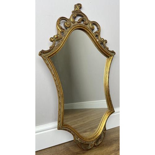 Vintage French Style Ornate Wall Mirror For Sale - Image 10 of 10