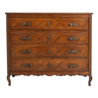 19th Century Louis XV Chest Of Drawers In Original Patina For Sale