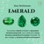 1.29ct Emerald Heart Necklace With Diamonds Inspired by Mid Century in 14k Gold For Sale - Image 11 of 13