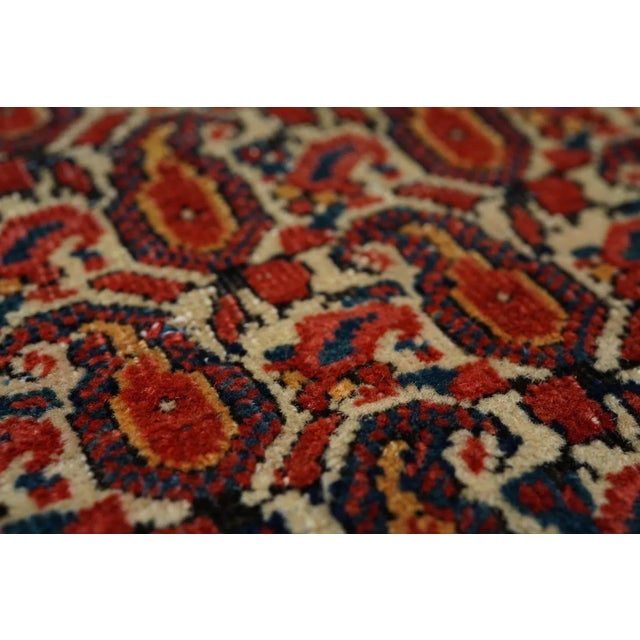 Antique Farahan Sarouk Rug 4'4'' X 6'7'' For Sale - Image 9 of 11