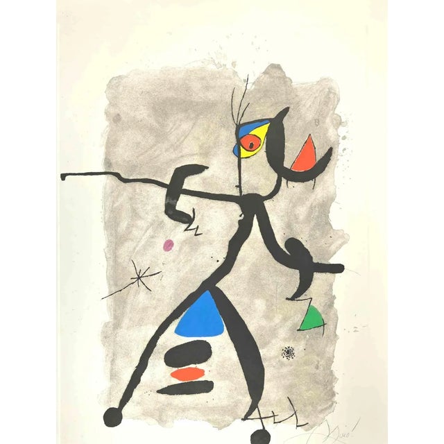 Modern Joan Miró, For Alberti, For Spain, Etching, 1975 For Sale - Image 3 of 3