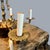 Vintage Hollywood Regency Brass Chandelier 5 Light-Gothic Spanish Revival-as Is For Sale - Image 9 of 11