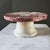 Stone Decorative Footed Centerpiece Bowl in Red Marble by Forzini For Sale - Image 7 of 12