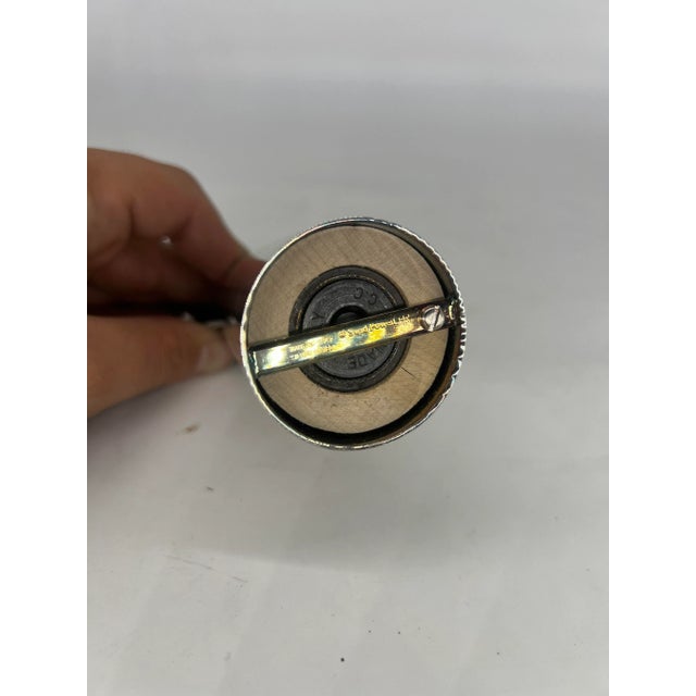 1980s Haussmann Swid Powell "Mickey Mouse" Silver Plated Pepper Mill Grinder C. 1987 For Sale - Image 5 of 5