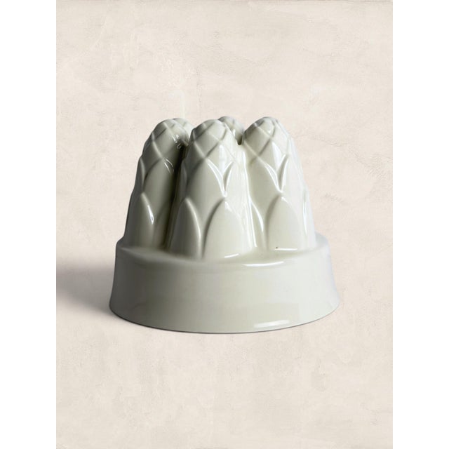 Antique English Ironstone Jelly Mold Heavy and satisfying in the hand, this ironstone jelly mold carries the quiet...
