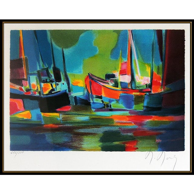 Message us to inquire about custom framing options! (Included for free with every purchase) This lithograph is of...