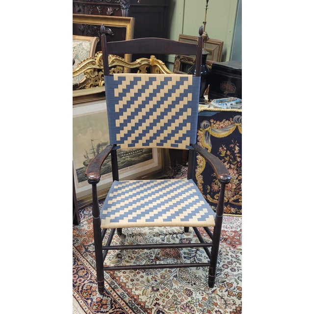 Rare 19th century authentic shaker arm chair. Shaker sect was founded in England in the 18th century and moved to America...