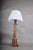 Neoclassical Turned Wood Column Table Lamp, 1950s For Sale - Image 4 of 9