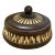 Vintage Mid 20th Century Round Lidded Porcupine Quill Box For Sale