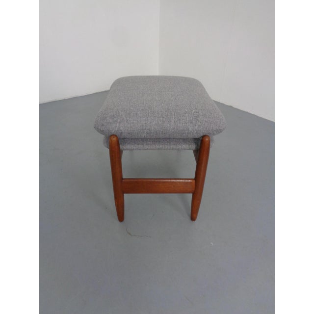 Teak Stool or Ottoman by Hans Olsen for Frem Røjle, Denmark, 1960s For Sale - Image 6 of 13