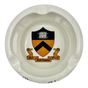 Vintage Princeton University Ceramic Ashtray Catchall Dish