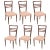 Vintage Mahogany Dining Table and Chairs by Paolo Buffa for La Permanente Mobili Cantù, Set of 7 For Sale - Image 10 of 18