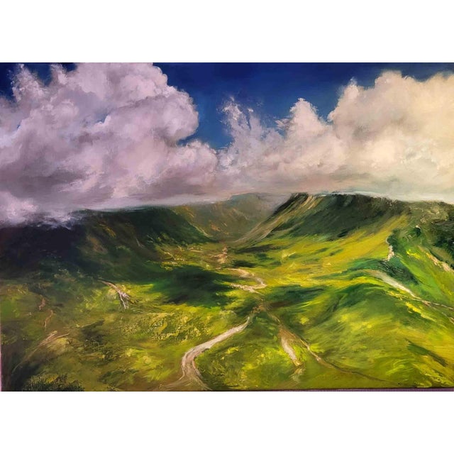 Contemporary Elena Mardashova, Summer Day, Oil Painting, 2023 For Sale - Image 3 of 3