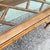 Boho Chic Boho Chic Chippendale Style Faux Bamboo Glass Top Console Table For Sale - Image 3 of 8