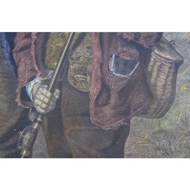 Antique William Wellstood Steady Johnnie Fishing Engraving After Erskine Nicol For Sale - Image 12 of 15