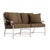 Brown Jordan Venetian Loveseat, Dove frame with Fusion Moccasian fabric For Sale - Image 12 of 12