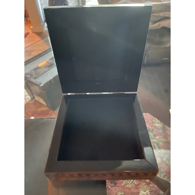 Wood Gumps Department Store Italian Marquetry Photo Jewelry Box - Rare For Sale - Image 7 of 7