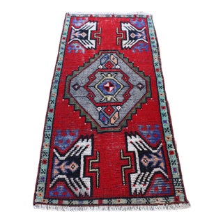 1960s Turkish Vintage Hand Knotted Rug For Sale