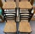 1960s Scandinavian Ladder-Back Dining Chairs, Woven Rope, Set of 4 For Sale - Image 4 of 13