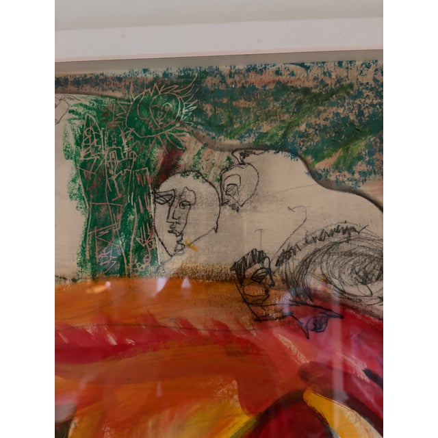 1990s Original Artwork by Unknown Latin American Artist For Sale - Image 4 of 18