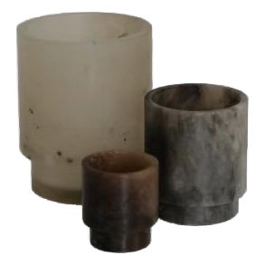 Michael Verheyden-T-Light Alabaster Tabac Medium For Sale
