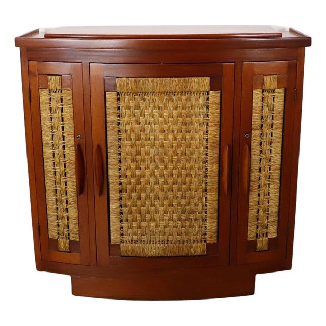 1960s Original Bar Credenza in the style of Clara Porset For Sale