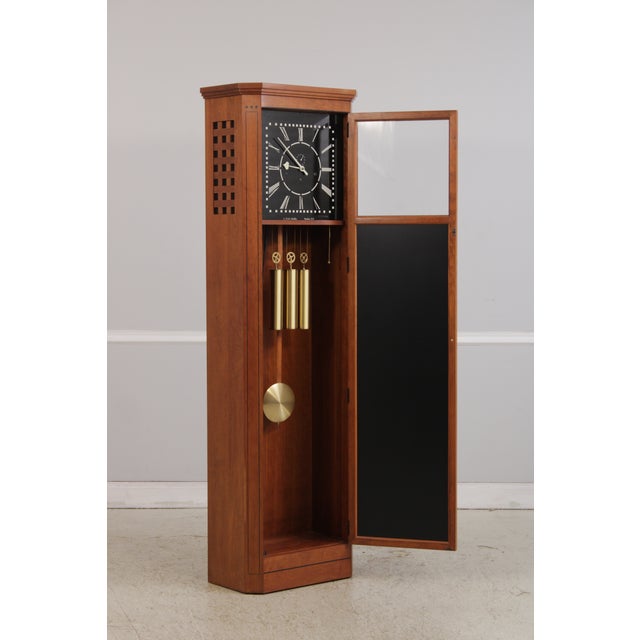 Stickley Stickley Cherry 21st Century Grandfather Clock For Sale - Image 4 of 18