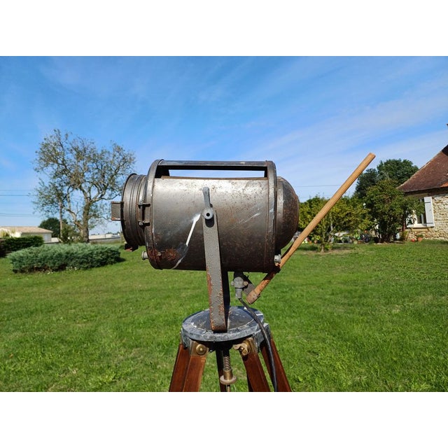 Wooden Tripod Cremer Cinema Spotlight, 1950 For Sale - Image 13 of 16