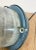 Industrial Soviet Bunker Pendant Light in Blue, 1970s For Sale - Image 9 of 13