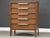 A mid century walnut dresser with a scratch resistant formica top made by Johnson Carper. Circa 1960’s. Made in USA....