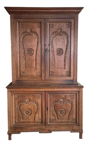 19th-Century Breton Notary Cabinet