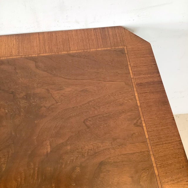 Brown Renaissance Revival 72” Carved Wood Dining Table With Scroll Legs For Sale - Image 8 of 12