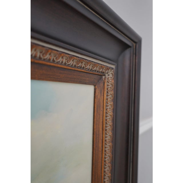 Artist Signed Framed Oil Painting on Canvas ~ Meadow Trees For Sale In Philadelphia - Image 6 of 10