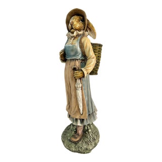 Early 2000’s Mrs Rabbit Cast Resin Figurine Styled After Henri Chrisdon For Sale