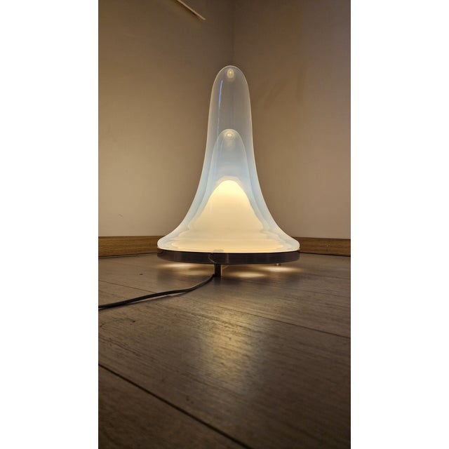 Ciuccio Table Lamp in Murano Glass and Metal by V. Nason, 1980s For Sale - Image 11 of 17