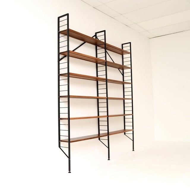 Mid-Century Modern Vintage Teak Ladderax Bookcase from Staples Cricklewood, 1960 For Sale - Image 3 of 13