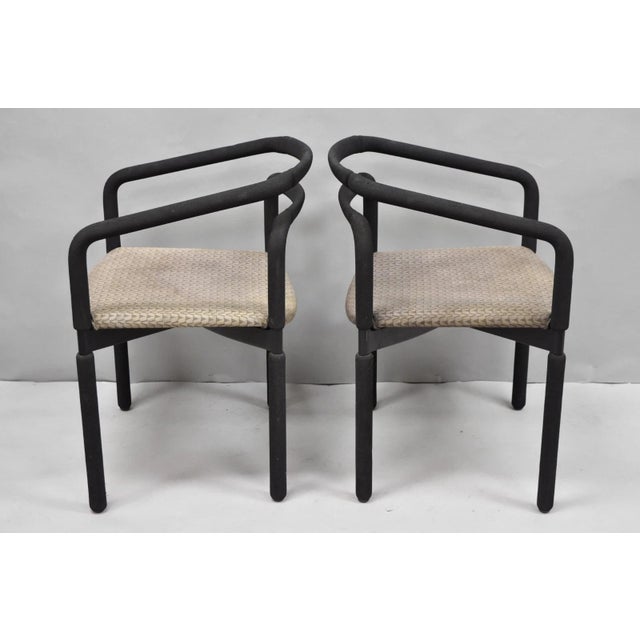 Postmodern Late 20th Century Postmodern "Rubber Chairs" by Brian Kane for Metropolitan Furniture (B) - A Pair For Sale - Image 3 of 18