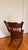 Victorian Pressback Oak Rocking Chair With Carved Crest & Turned Spindles For Sale In New York - Image 6 of 6
