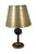 Neoclassical Vintage Black Brass Neoclassical Mantle Urn Boudoir Vanity Table Lamp 15" For Sale - Image 3 of 14