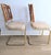 1980s Rattan and Brass Cantilever Chairs - A Pair by Cramco For Sale - Image 4 of 17