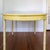 Thomasville Faux Bamboo Butter Yellow Oval Dining Table For Sale - Image 10 of 12