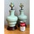 Vintage Celedon Crackle Glazed Ceramic Table Lamps - a Pair For Sale - Image 10 of 12