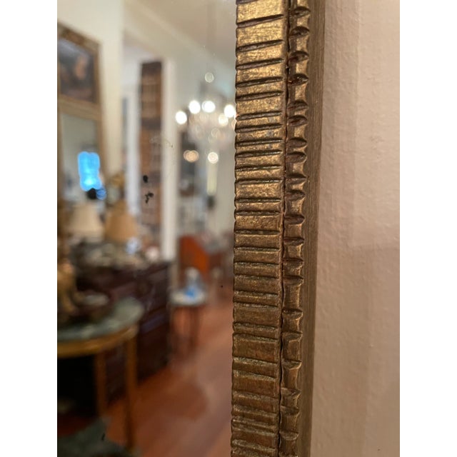 Metal Mid 20th Century Italian Wrought Iron Console and Mirror - Set of 2 For Sale - Image 7 of 9