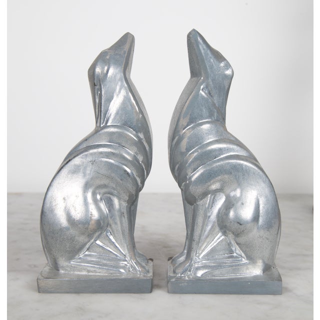 Art Deco Frankart Greyhound Dog Bookends a Pair Chairish