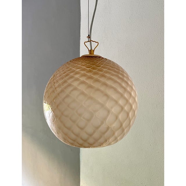 Murano Glass Barolà Pendant Lamp in Balloton Glass, 2010s For Sale - Image 10 of 17