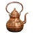 19th Century French Hand-Hammered Copper Tea Kettle With Swing Handle For Sale
