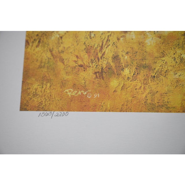 Chuck Ren "Peacemaker" Signed Limited Edition Lithograph, 1991 For Sale - Image 4 of 9