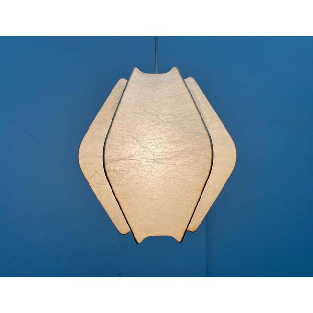 Rare Mid-Century Cocoon pendant lamp by Goldkant Leuchten, designed by Friedel Wauer in the 1960s. This is a rare example....